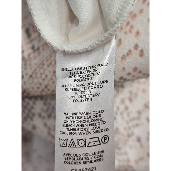 Loft Women’s Size 16 Wide Leg Cropped Snake Print Jumpsuit NWT Retails for $87!! - Picture 7 of 8